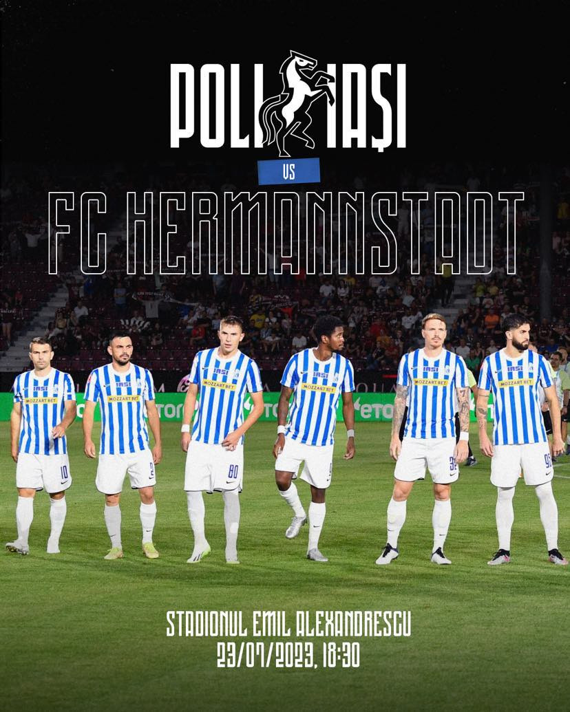 Poli Iași - FC Hermannstadt, Live Video Online, de la ora 18:30